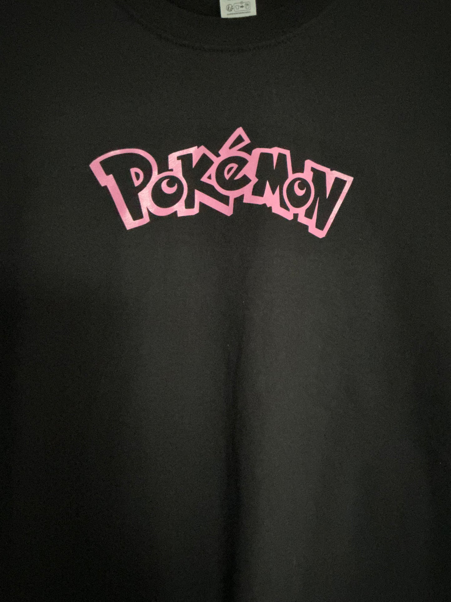 Pokemon t-shirt - Pink Writing - Medium Size 1 of 1