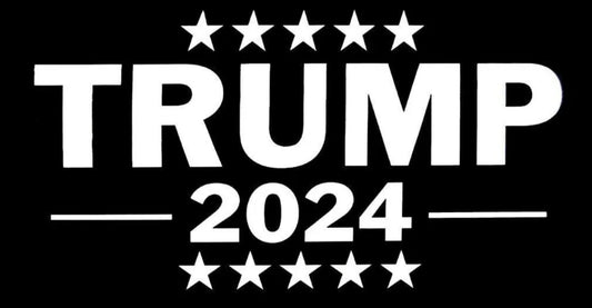 Donald Trump 2024 - Self-Adhesive - Vinyl Coated Stickers (Pack of 20)